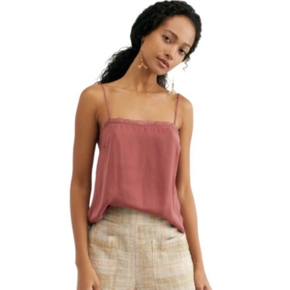 NEW! $48 Intimately FREE PEOPLE Beyond Me Cami XS Deep Red - Picture 2 of 11